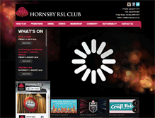 Tablet Screenshot of hornsbyrsl.com.au